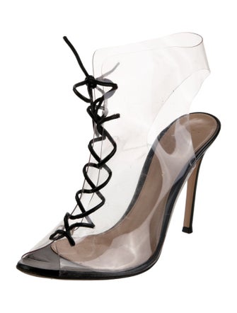 Gianvito Rossi PVC Gladiator Sandals