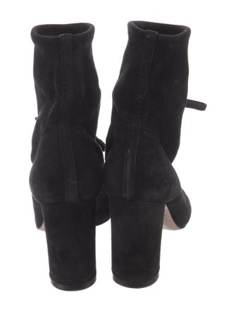 Gianvito Rossi Suede Lace-Up Boots