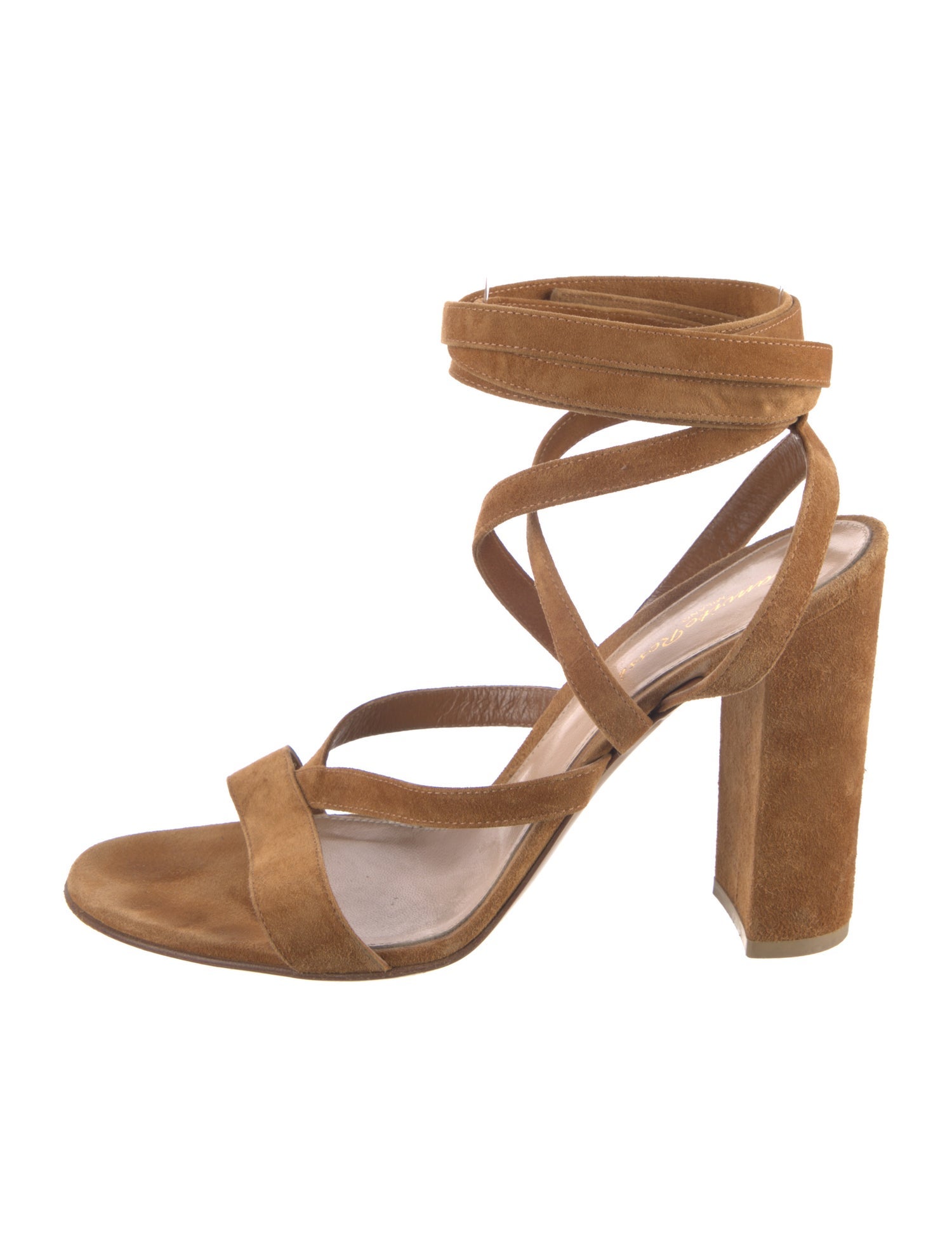 Gianvito Rossi Suede Gladiator Sandals