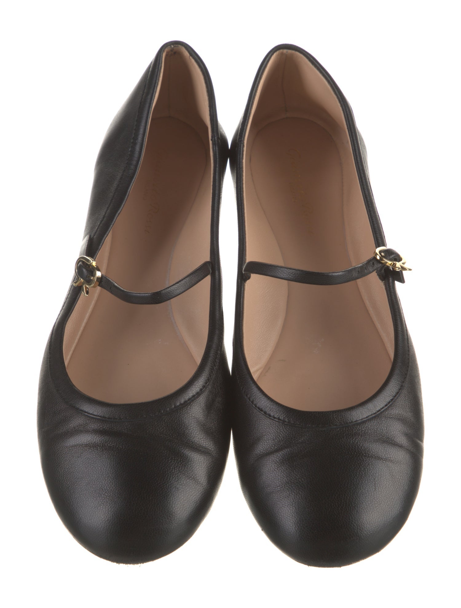 Gianvito Rossi Leather Mary Jane Flats