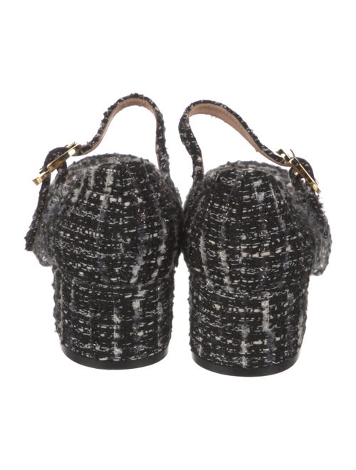 Gianvito Rossi Tweed Tweed Pattern Pumps