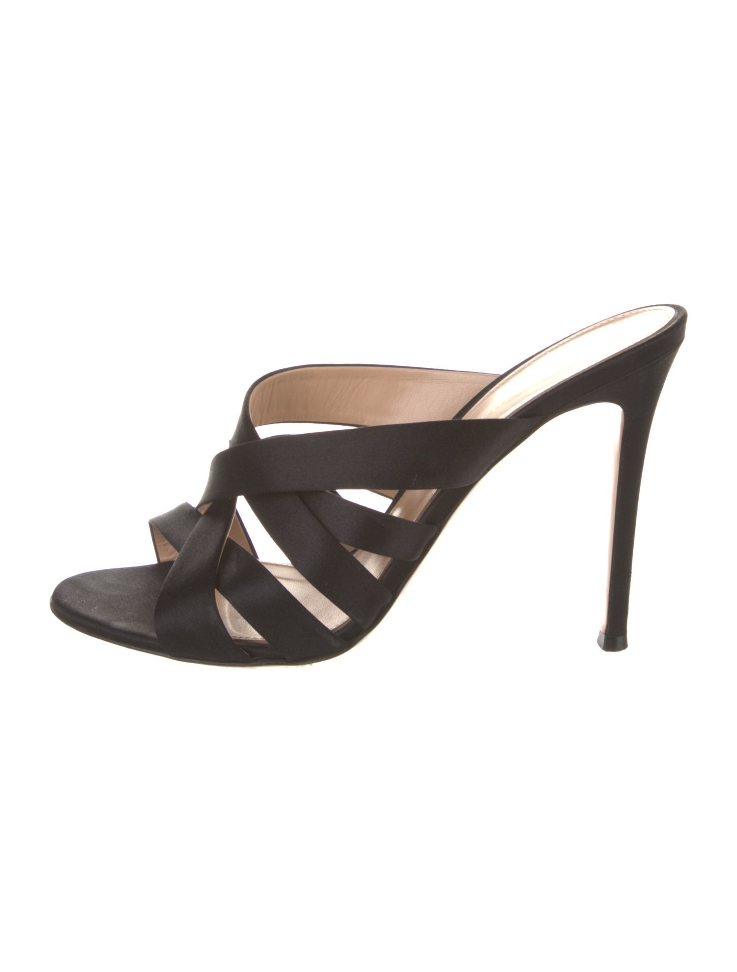 Gianvito Rossi Satin Slides