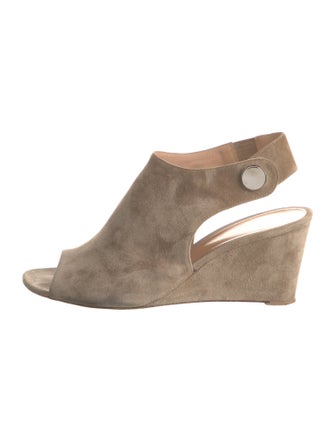 Gianvito Rossi Suede Slingback Pumps