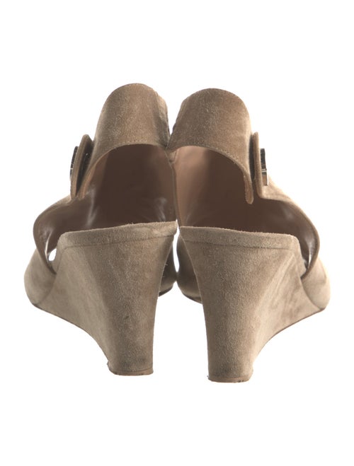 Gianvito Rossi Suede Slingback Pumps