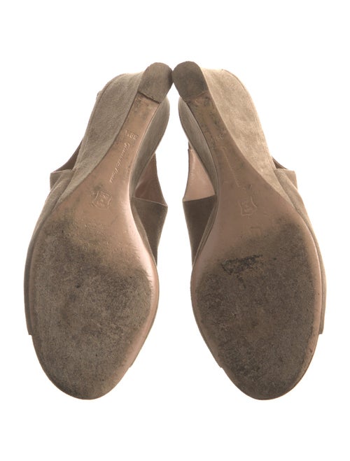 Gianvito Rossi Suede Slingback Pumps