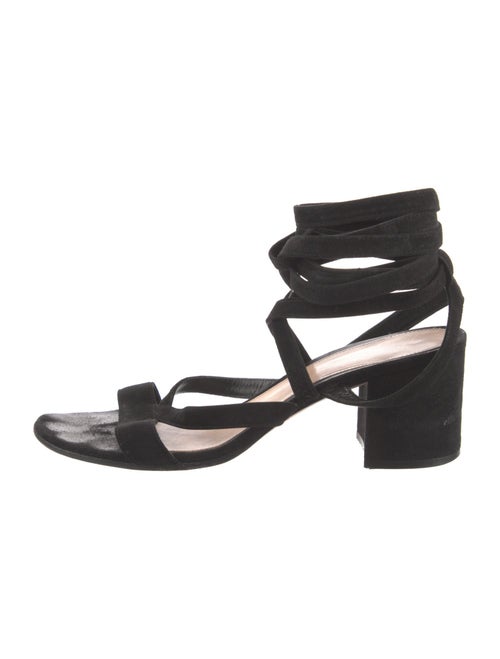 Gianvito Rossi Suede Gladiator Sandals