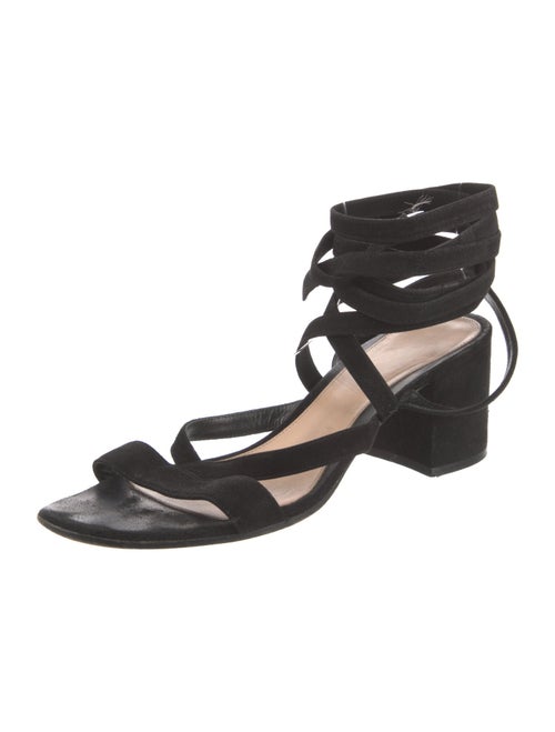 Gianvito Rossi Suede Gladiator Sandals