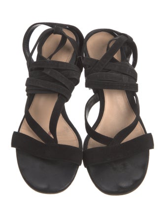 Gianvito Rossi Suede Gladiator Sandals