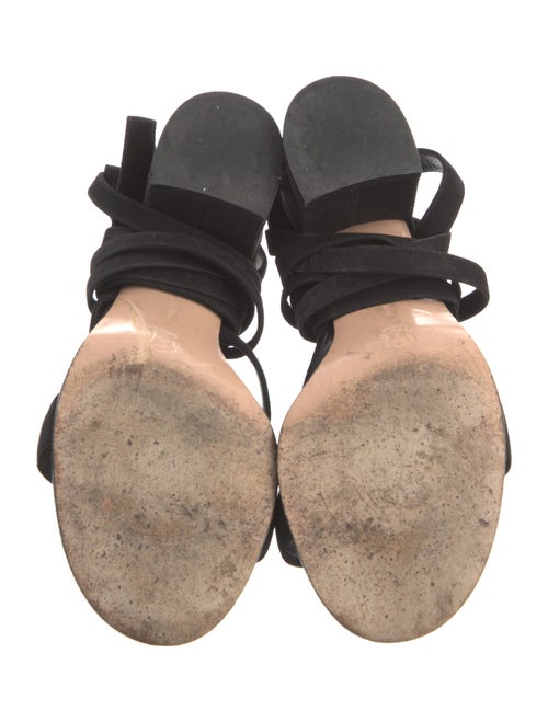 Gianvito Rossi Suede Gladiator Sandals