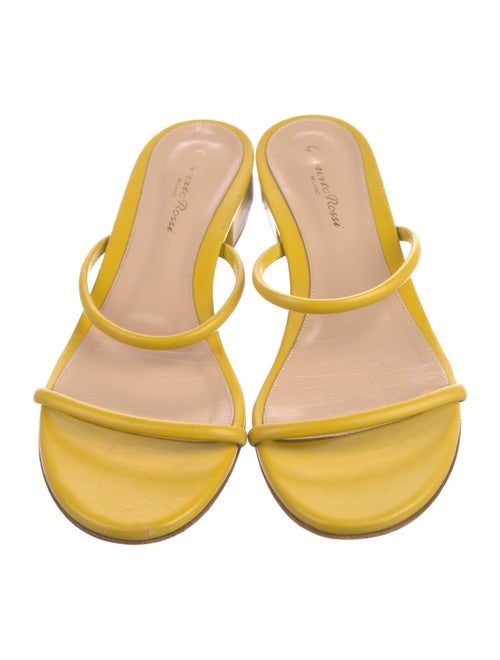 Gianvito Rossi Leather Slides