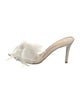 Gianvito Rossi PVC Feather Trim Slides