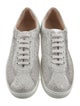 Gianvito Rossi Mesh Crystal Embellishments Sneakers