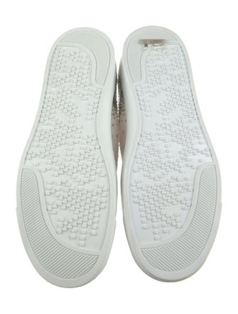 Gianvito Rossi Mesh Crystal Embellishments Sneakers