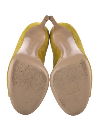 Gianvito Rossi Suede Slides