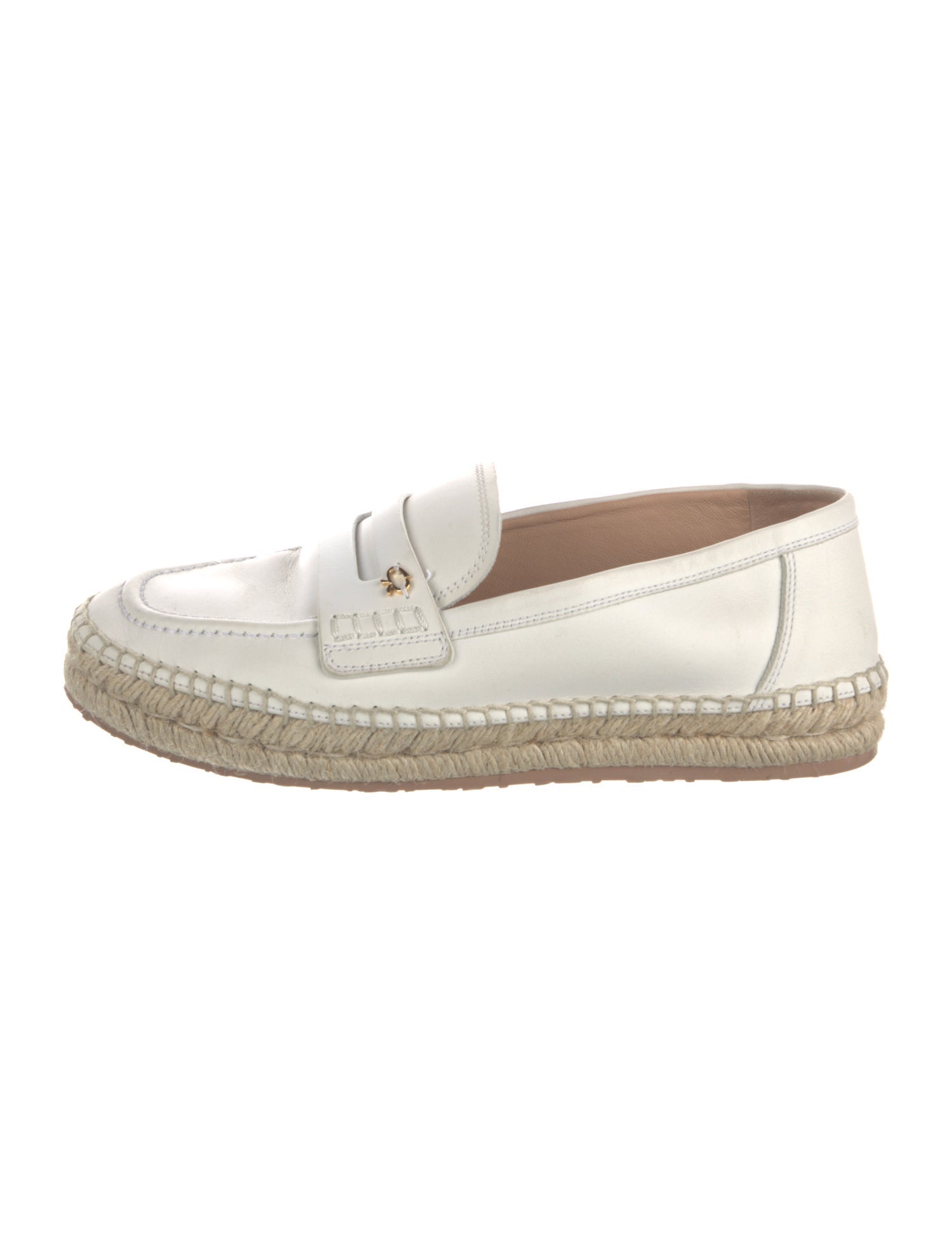 Gianvito Rossi Leather Espadrille Sneakers