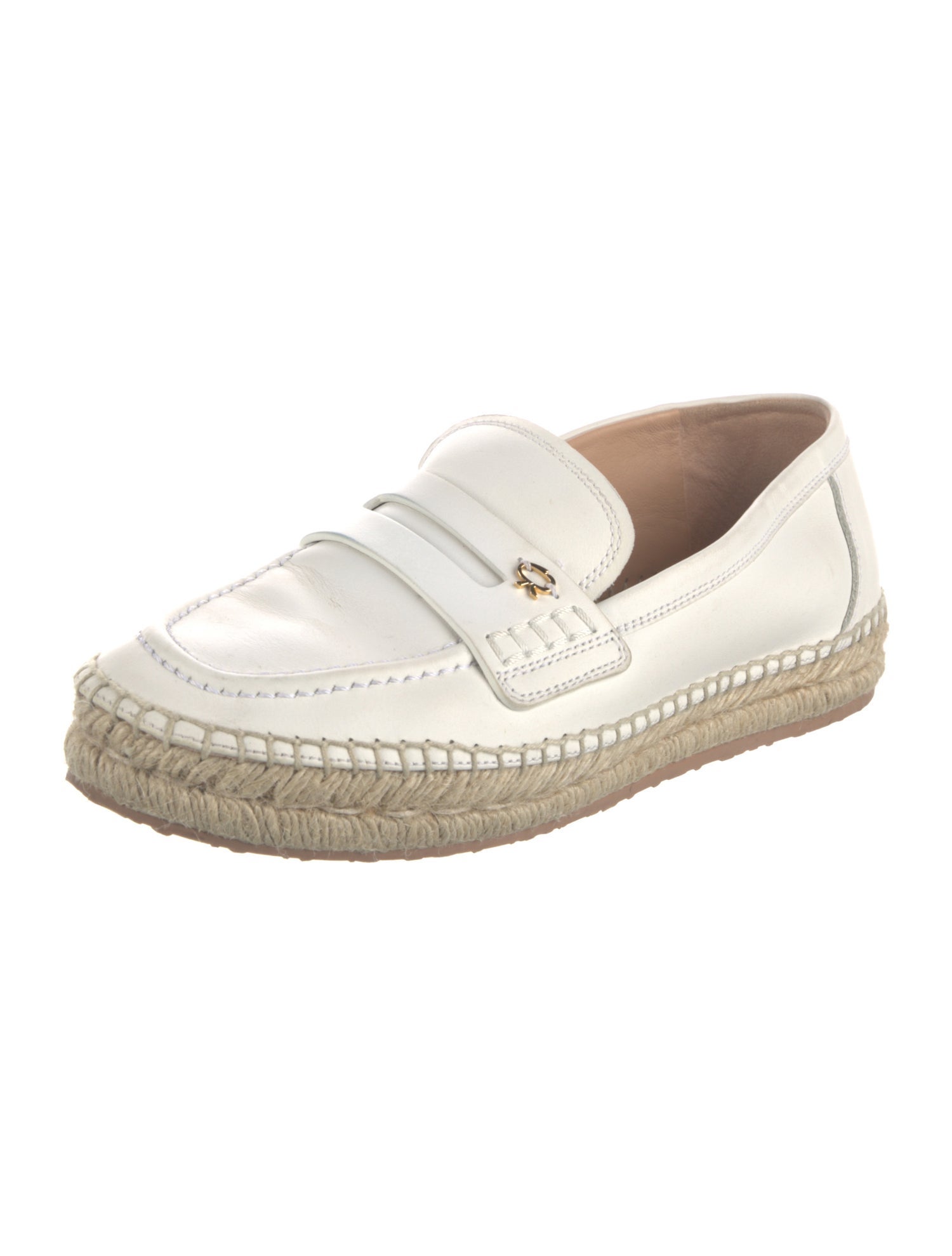 Gianvito Rossi Leather Espadrille Sneakers