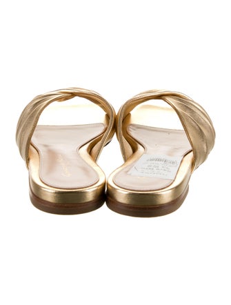 Gianvito Rossi Leather Slides
