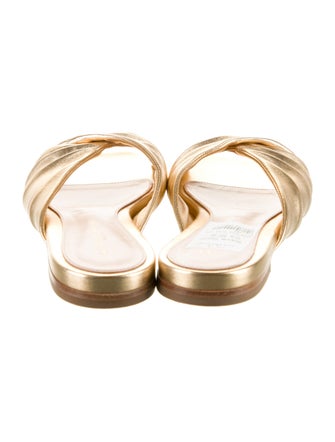 Gianvito Rossi Leather Slides