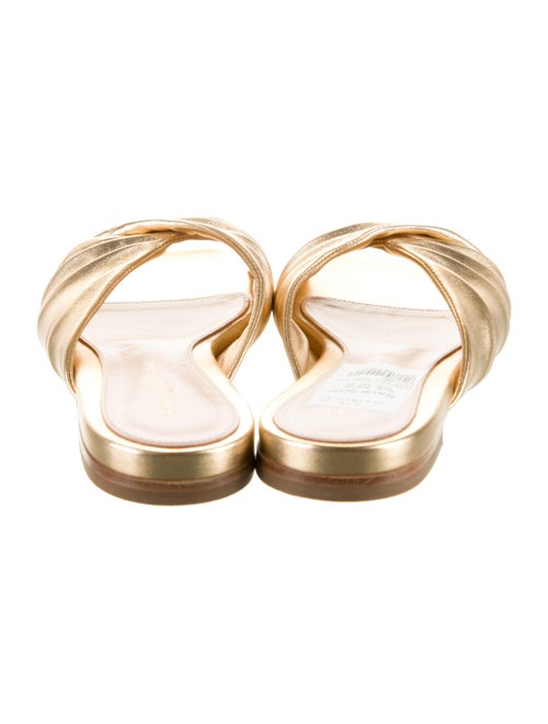 Gianvito Rossi Leather Slides