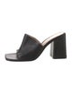 Gianvito Rossi Leather Slides