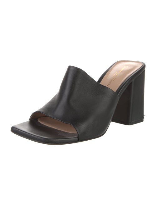 Gianvito Rossi Leather Slides