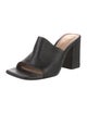 Gianvito Rossi Leather Slides