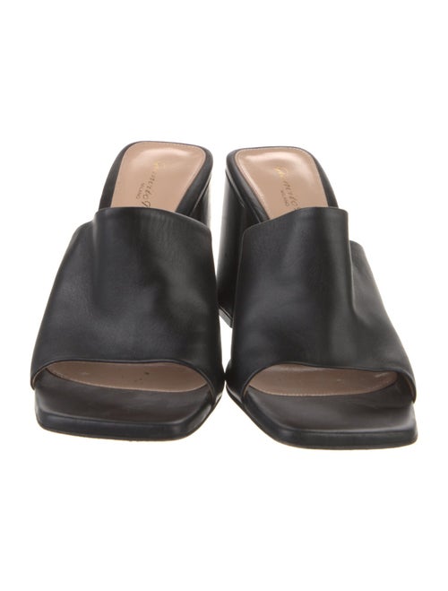 Gianvito Rossi Leather Slides