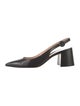 Gianvito Rossi Leather Slingback Pumps