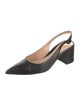 Gianvito Rossi Leather Slingback Pumps
