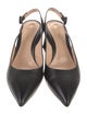Gianvito Rossi Leather Slingback Pumps