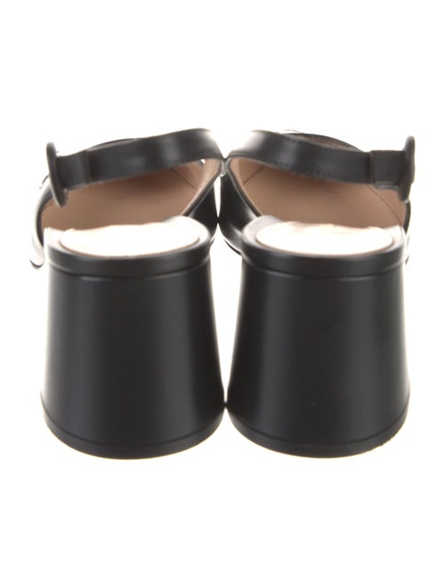 Gianvito Rossi Leather Slingback Pumps