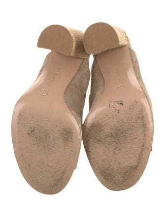 Gianvito Rossi Suede Slingback Sandals