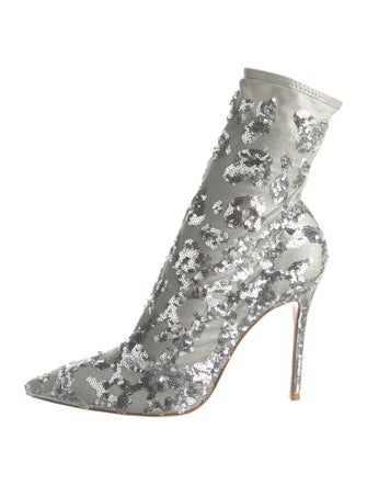 Gianvito Rossi Sequins Sequin Embellishments Lace-Up Boots