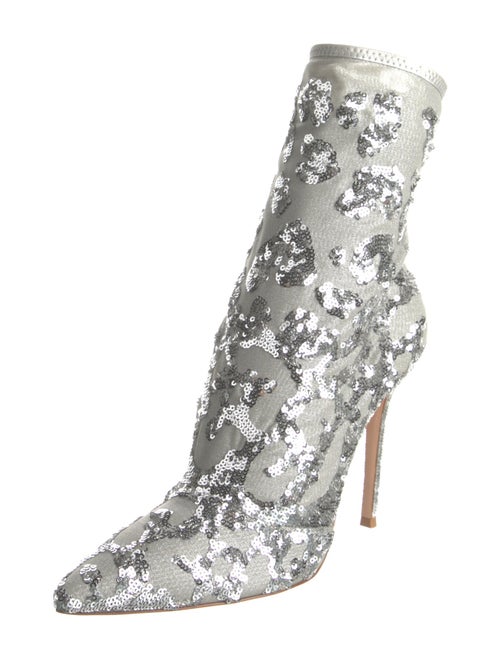 Gianvito Rossi Sequins Sequin Embellishments Lace-Up Boots