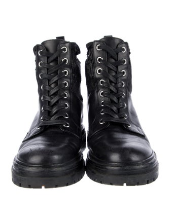 Gianvito Rossi Leather Combat Boots