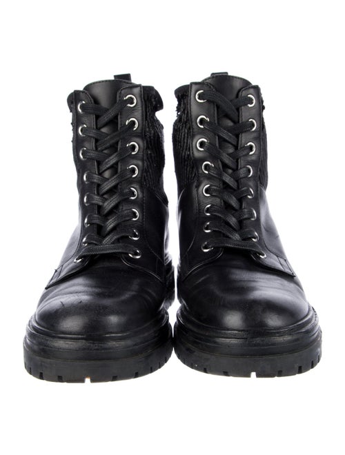 Gianvito Rossi Leather Combat Boots