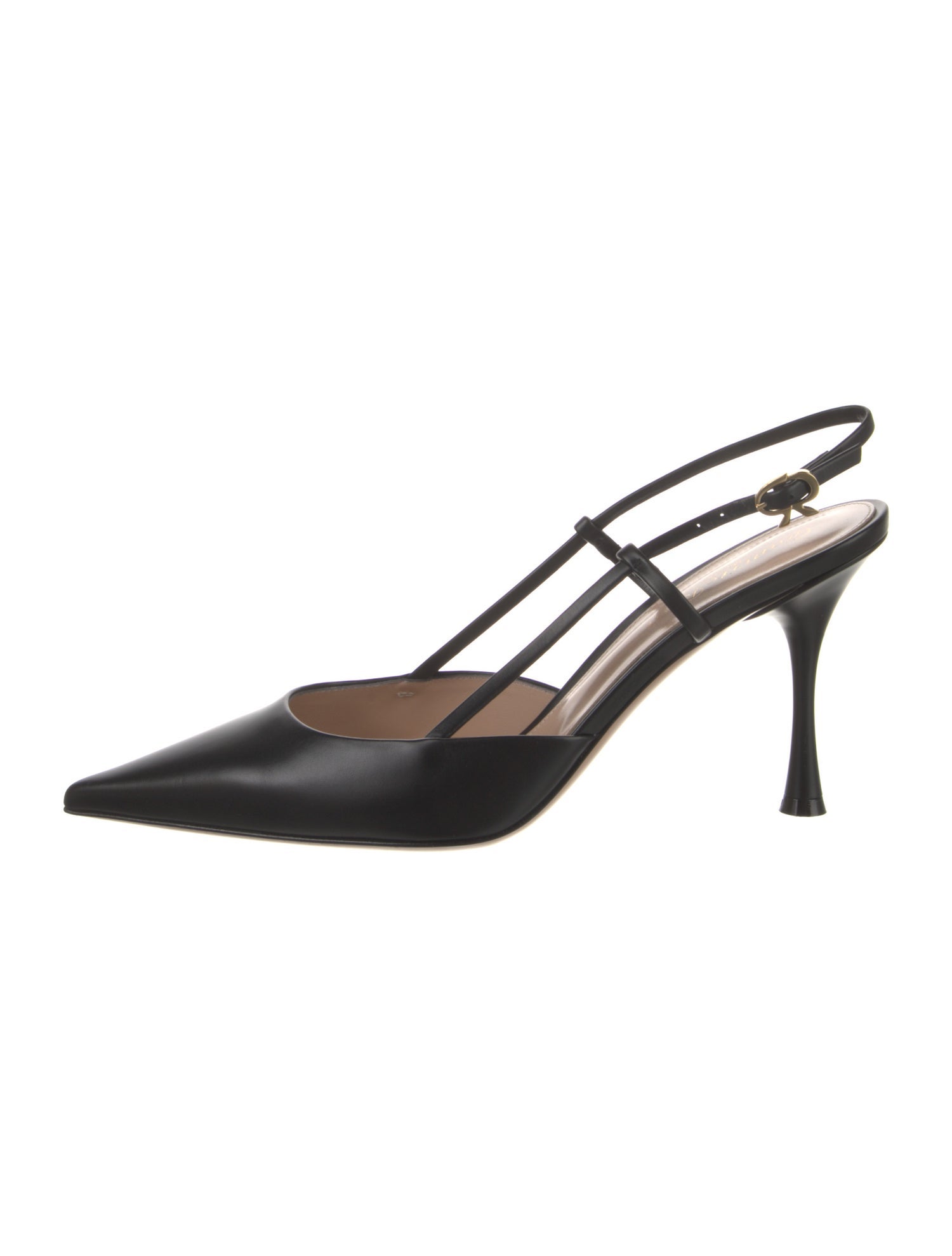 Gianvito Rossi Leather Slingback Pumps
