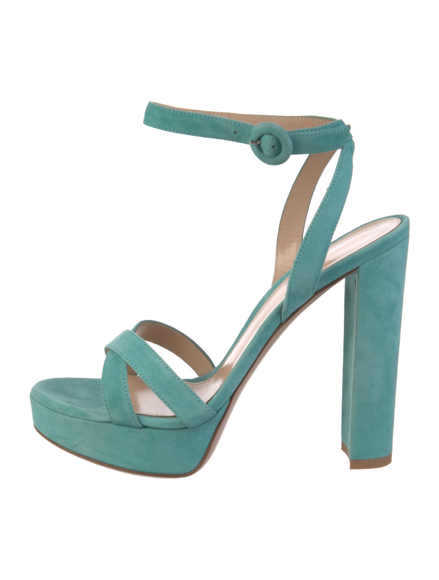 Gianvito Rossi Suede Slingback Sandals