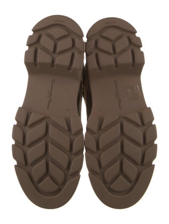 Gianvito Rossi Suede Lace-Up Boots