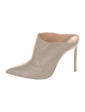 Gianvito Rossi Leather Mules