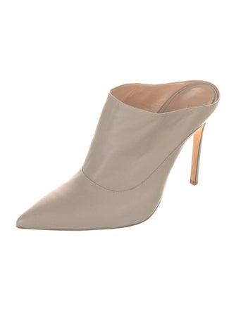 Gianvito Rossi Leather Mules