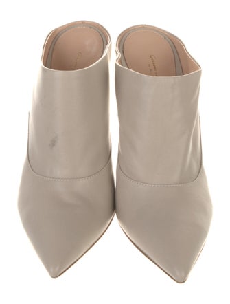 Gianvito Rossi Leather Mules