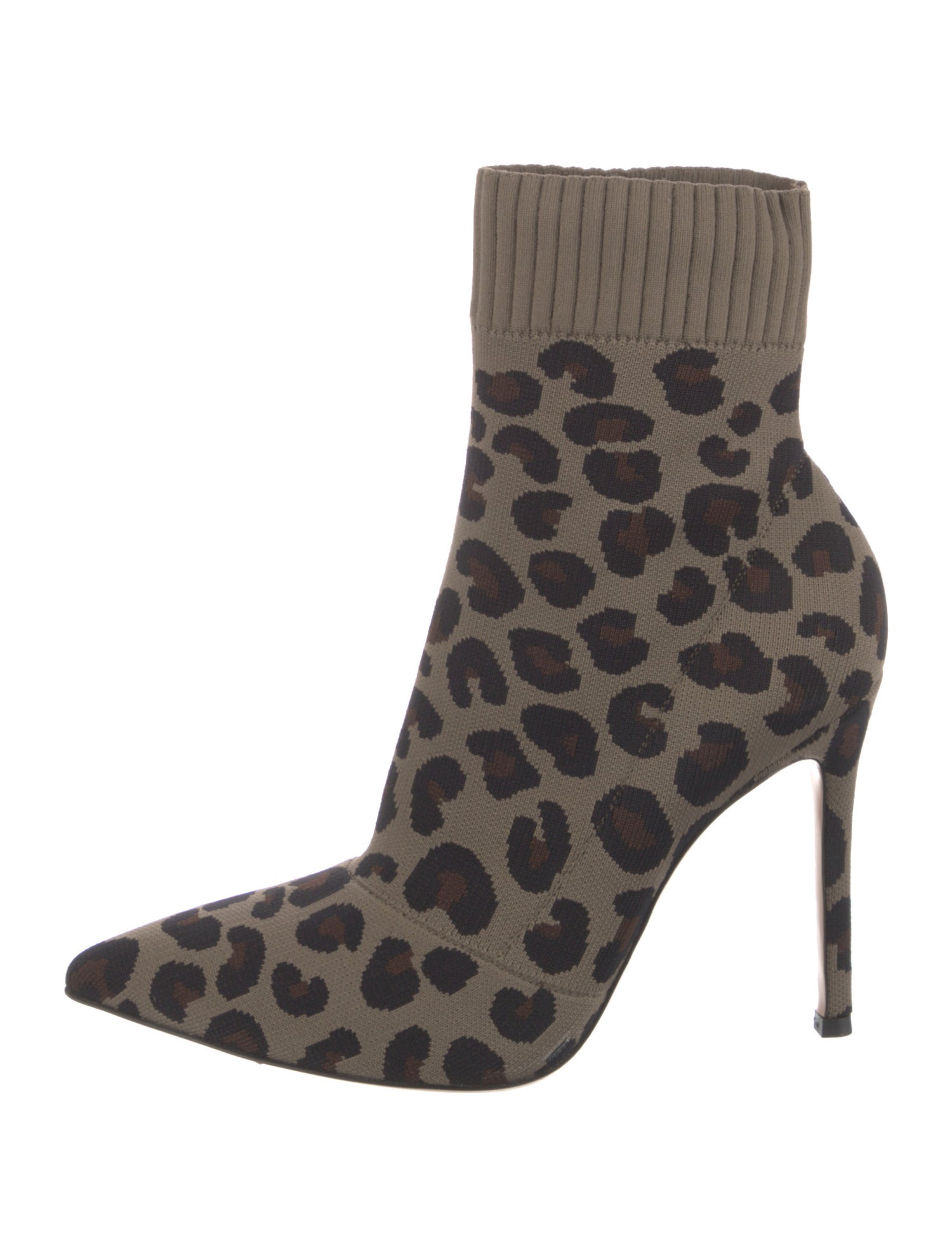 Gianvito Rossi Animal Print Sock Boots