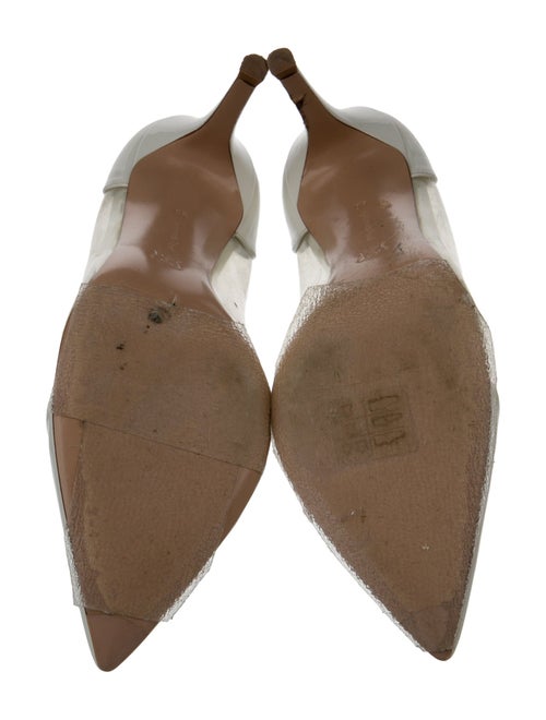 Gianvito Rossi Leather Grosgrain Trim Pumps