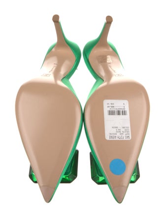 Gianvito Rossi Patent Leather Crystal Embellishments Mules