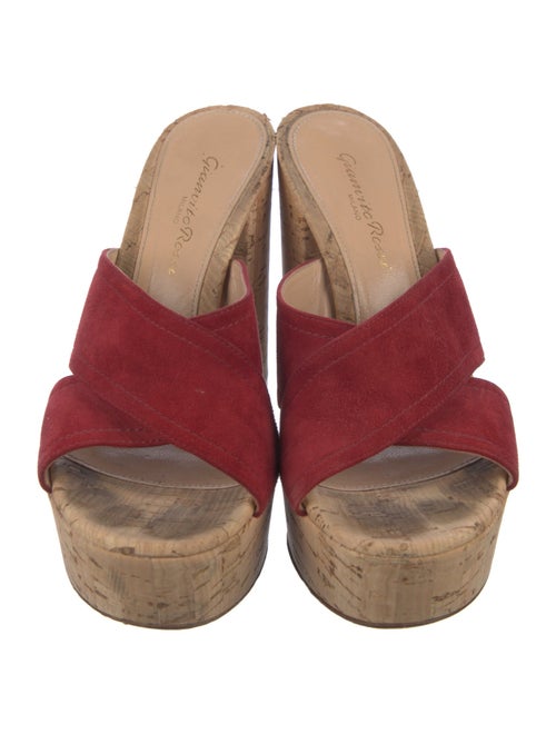 Gianvito Rossi Suede Slides