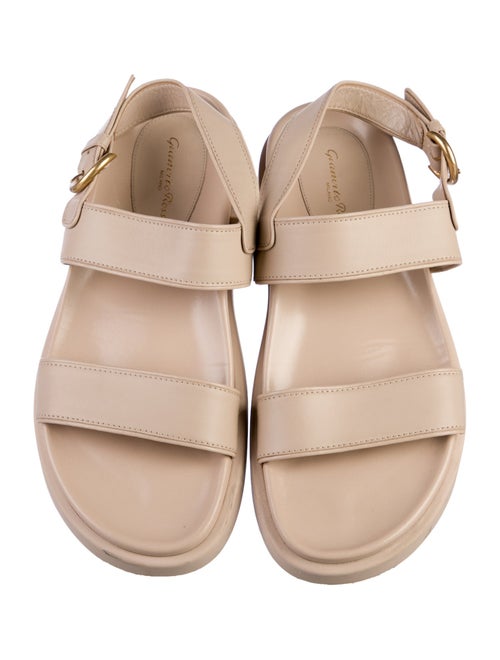 Gianvito Rossi Leather Slingback Sandals