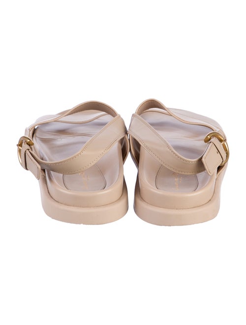 Gianvito Rossi Leather Slingback Sandals