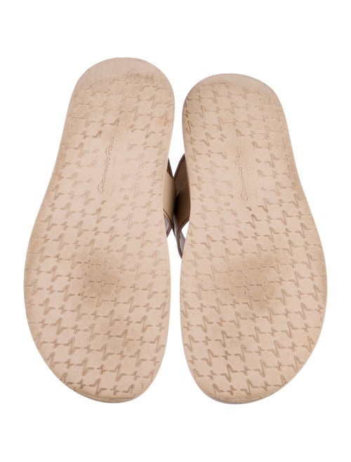 Gianvito Rossi Leather Slingback Sandals