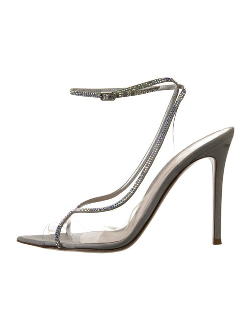 Gianvito Rossi PVC Crystal Embellishments Pumps